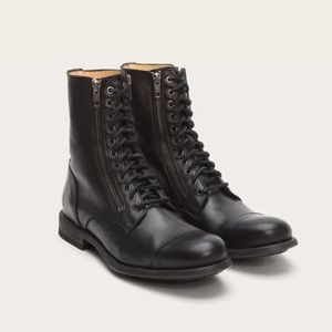 Frye Tyler Double Zip Combat Boot